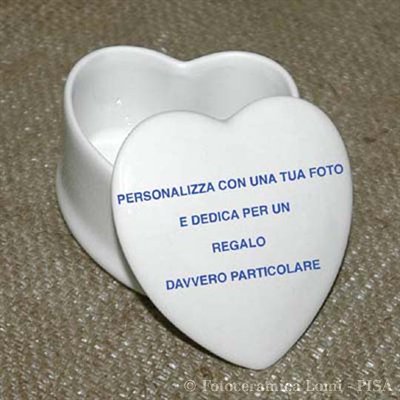 Portagioie in porcellana personalizzabile