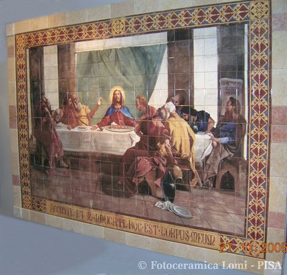 Mosaico in fotoceramica