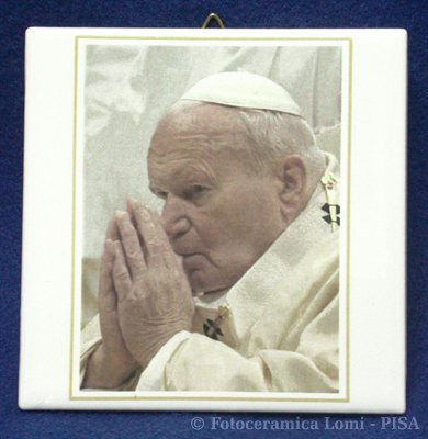 Ritratto in  fotoceramica