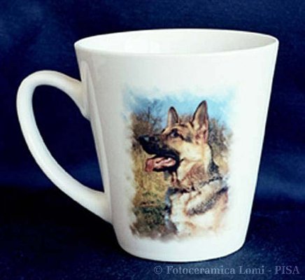 Photo ceramic flared mug